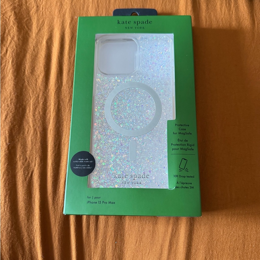 Kate Spade iPhone 15 Pro Max Glitter Case
